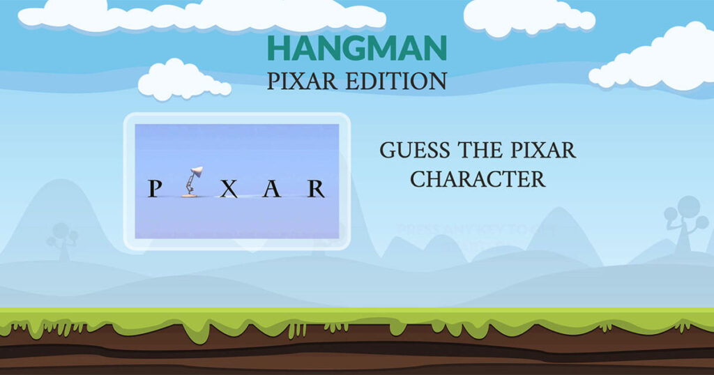 Hangman Pixar Edition